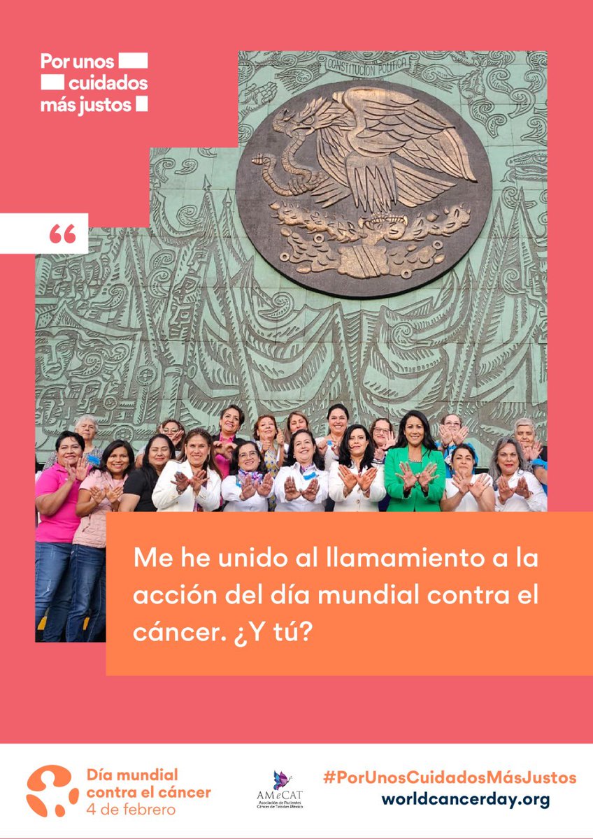 BeatrizRayas's tweet photo. Hacemos un llamamiento a los gobiernos de todo el mundo para que promuevan la equidad sanitaria, mejoren el acceso a los servicios de atención del cáncer, reduzcan las disparidades en la incidencia y mortalidad por cáncer y aboguen por unos cuidados más justos. https://t.co/cj6KG5vPgz