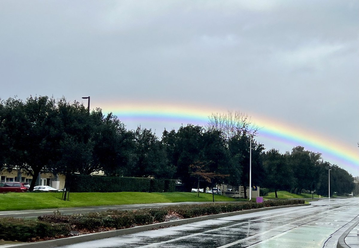 Who doesn’t love a gorgeous #rainbow !! 😍 #BayArea #rain #Dublin #Trivalley <a href="/NWSBayArea/">NWS Bay Area 🌉</a> #Weather #nature #California <a href="/VisitCA/">Visit California</a> <a href="/ThePhotoHour/">#ThePhotoHour</a> @LensAreLive <a href="/NWSCWSUZOA/">NWS CWSU Oakland</a> #CAwx