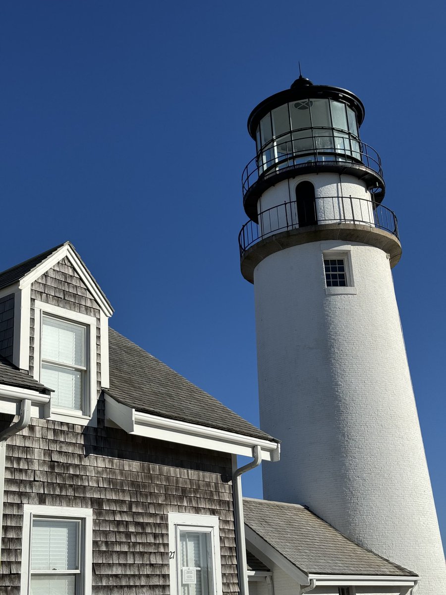 Who is out soaking up this gorgeous day? #HighlandLight #CapeCodLight #Truro