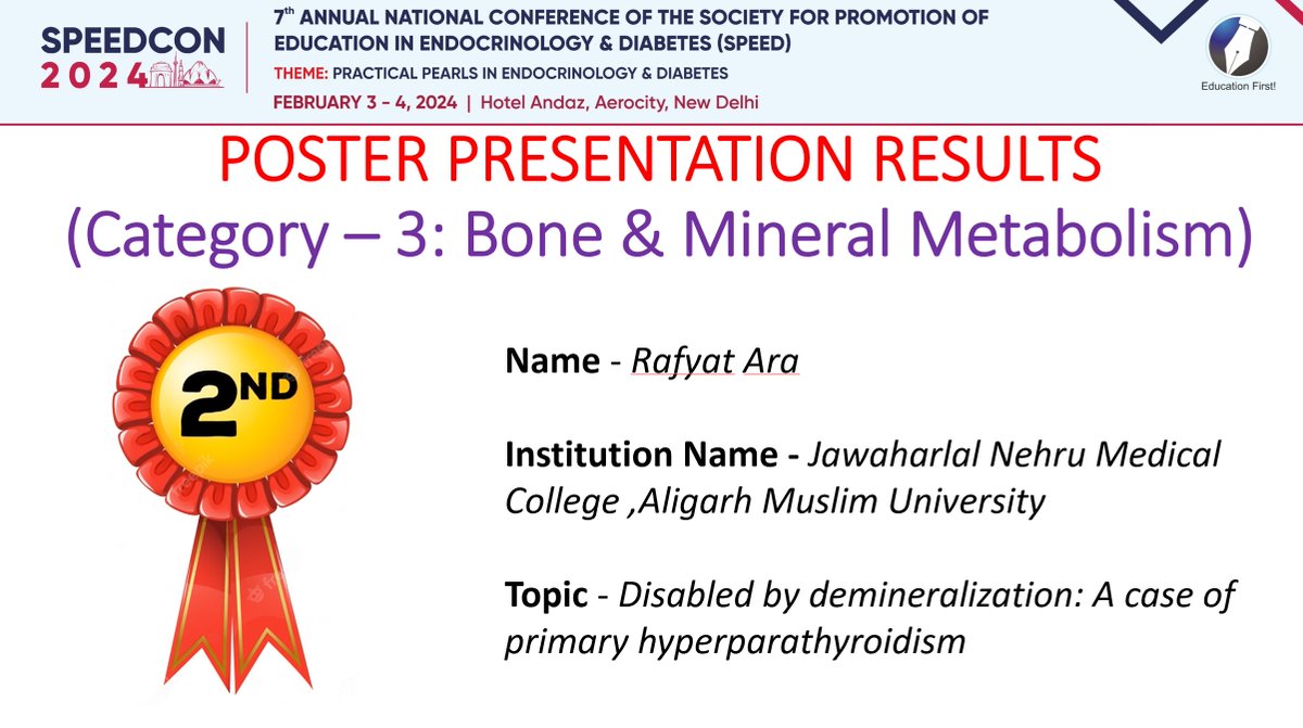 SPEEDSociety2's tweet photo. Special mention poster presentation award in the field of bone metabolism https://t.co/6f9gJtlpqR