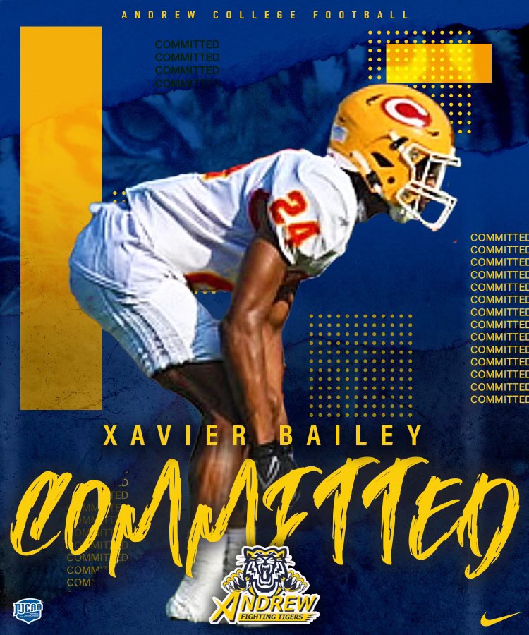 1010%COMMITTED!!! I would love to thank my parents and my family for believing in me. My daughter for keeping me focused❤️ Thank you to all my High School Coaches &amp; Teammates. Thank You  <a href="/Dcanes40Lucas/">Derrick Lucas</a> <a href="/Dr_NickGarrett/">Dr. Nick Garrett</a> 
<a href="/TigersAndrew/">Andrew College Fighting Tigers Football</a> for the opportunity! 
CAN’T WAIT TO GET TO