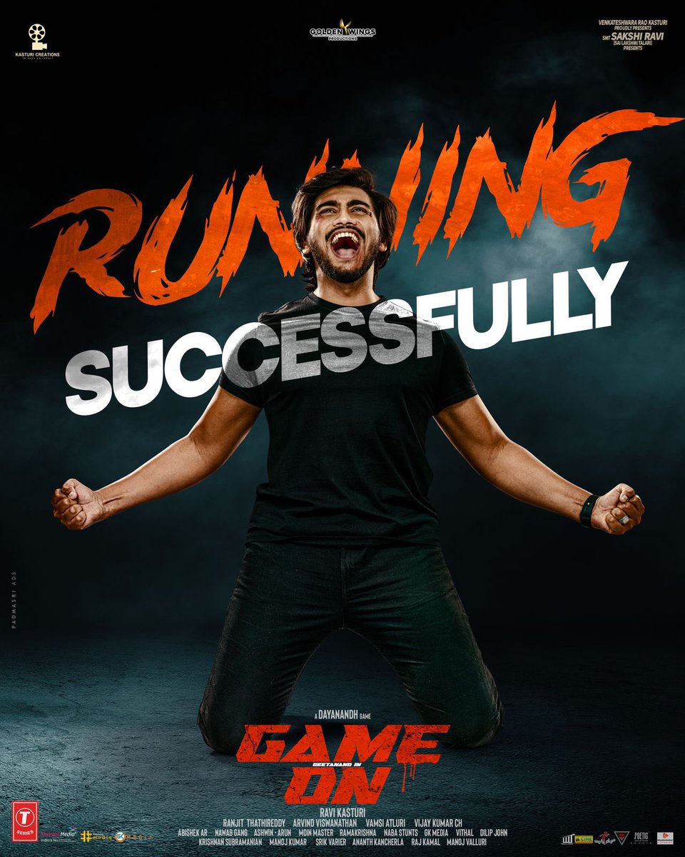 YourTFPA's tweet photo. #GameOnMovie RUNNING SUCCESSFULLY IN THEATERS π₯π₯
Book Your Tickets Now To Experience a never felt before Cinematic High β€οΈβπ₯
#GameOn IN CINEMAS NOW!
- https://t.co/GaQAcZc3FK
@geetanand79 @NehaSolanki_ @madhoo69 @AdithyaLive @dayanandh369 @ravikasturi10 @KasturiCreatns @TSeries @Gkcinemapro @shreyasgroup