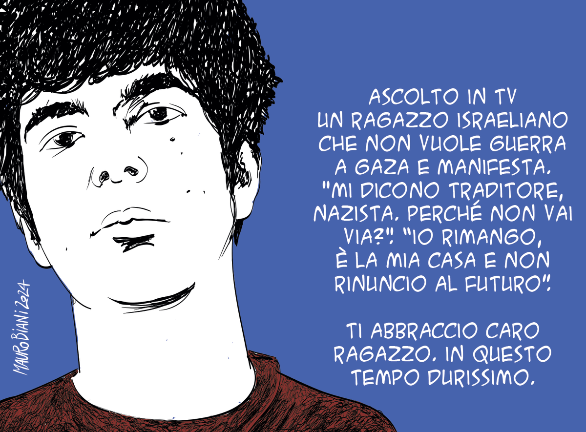 #Gaza #Israele #nonviolenza 
Un ragazzo.
Oggi su <a href="/repubblica/">Repubblica</a>