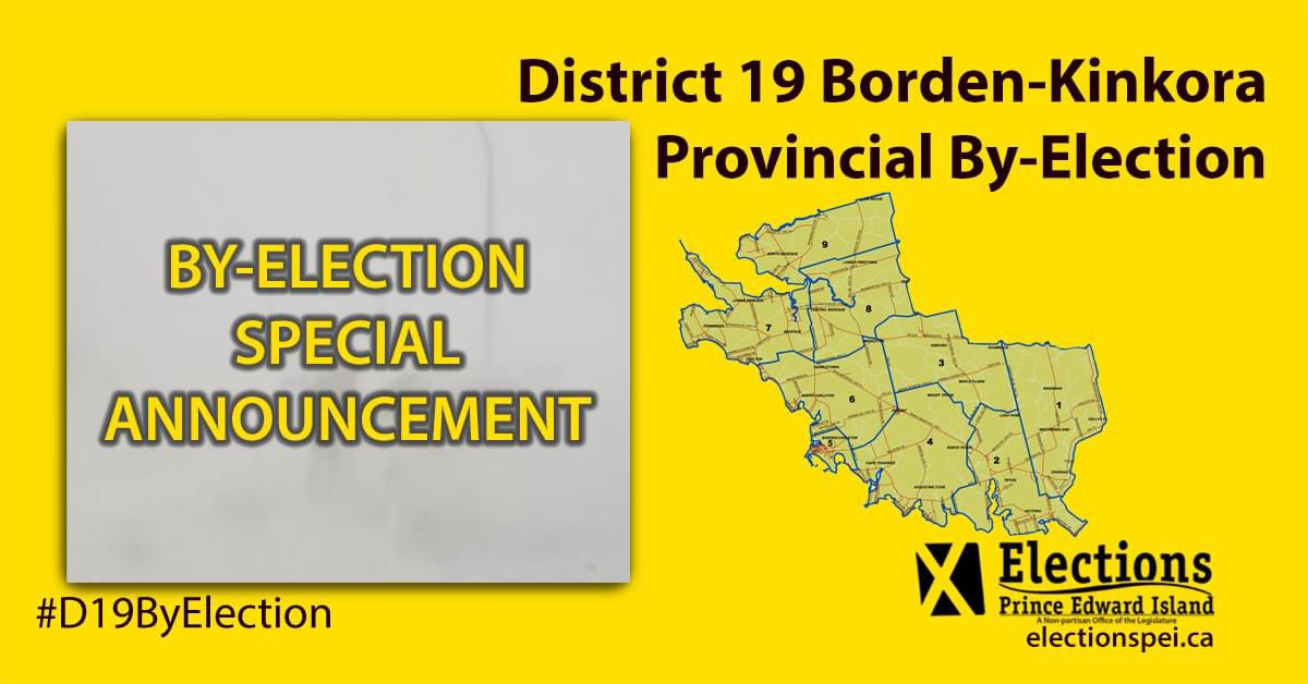 ElectionsPEI's tweet image. Due to winter storm conditions, for the safety of the election workers as well as the voters of D-19, Elections PEI, may be forced to postpone the D-19 By-Election voting on Monday til Tues Feb 6th.  Update at 7am Monday Feb 5th at electionspei.ca and on local media.