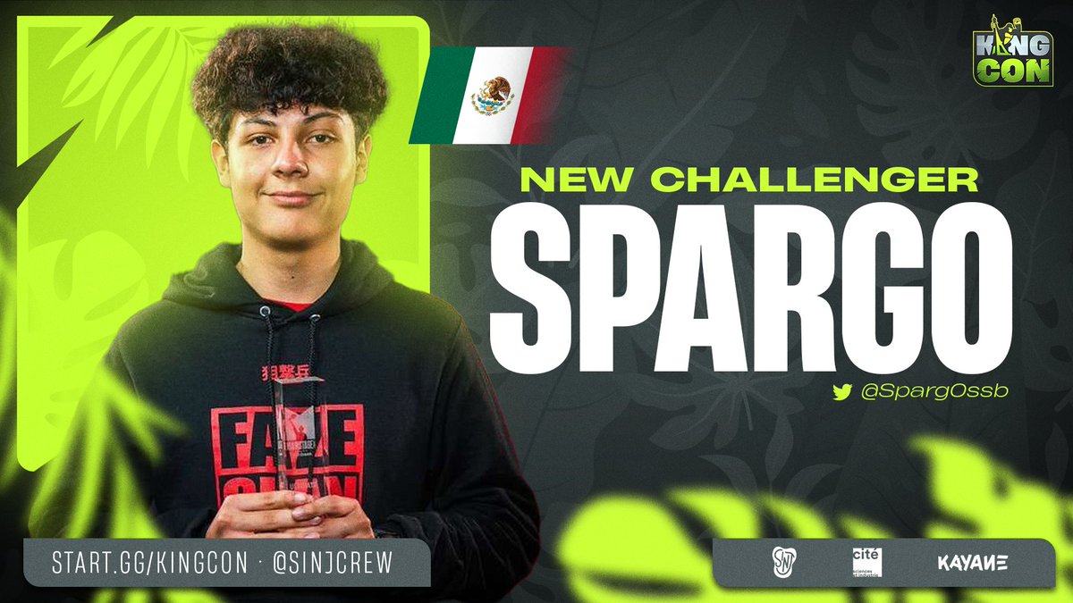 🇫🇷 Il fait son retour en France pour essayer de reprendre le trône une fois de plus: veuillez accueillir <a href="/Sparg0ssb/">FaZe Sparg0</a> à la King Con !

🇺🇸 He returns to France to try and claim the throne once again: please welcome Sparg0 to King Con!

🔗 start.gg/kingcon 🔗