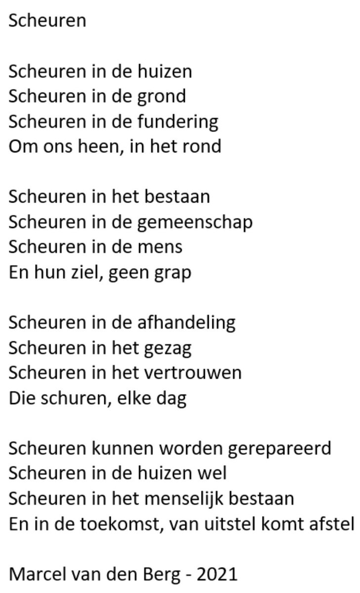 Chapeau @winfriedbaijens voor het in beeld brengen van de #aardgasproblematiek in Groningen #deaardebeeft

Als ik dan wethouder Usmany hoor oreren over #ongelijkheid dan word ik boos want deze ongelijkheid wordt ons mede opgelegd door de wethouder en Gem Eemsdelta #sloopnieuwbouw