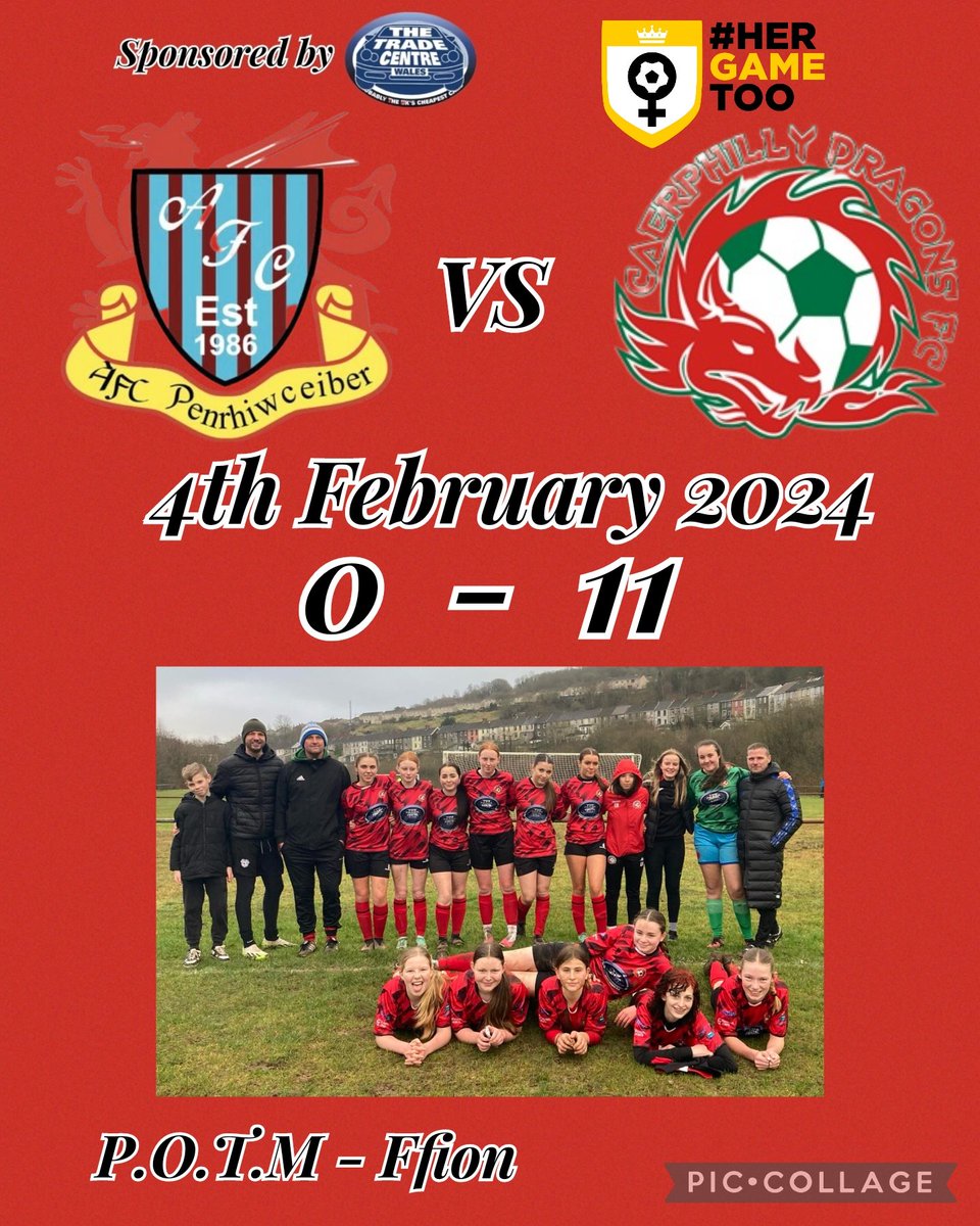 Our U15's result from today's match

<a href="/MikeDoyleComedy/">Mike Doyle</a> <a href="/KitKlubUK/">Kit Klub UK</a> <a href="/HerGameToo/">Her Game Too</a> <a href="/swwgl/">SWWGL</a> <a href="/sport_leisure/">CCBC Sport Caerphilly</a> <a href="/gareththomas14/">Gareth Thomas</a>