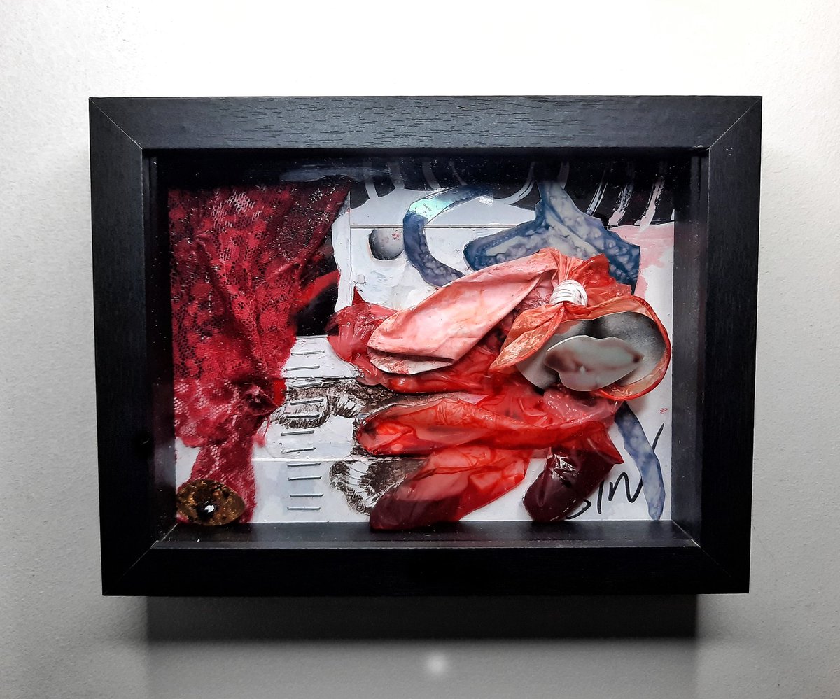 messedupmachine's tweet image. Exp_STS, mixed media, 2024.