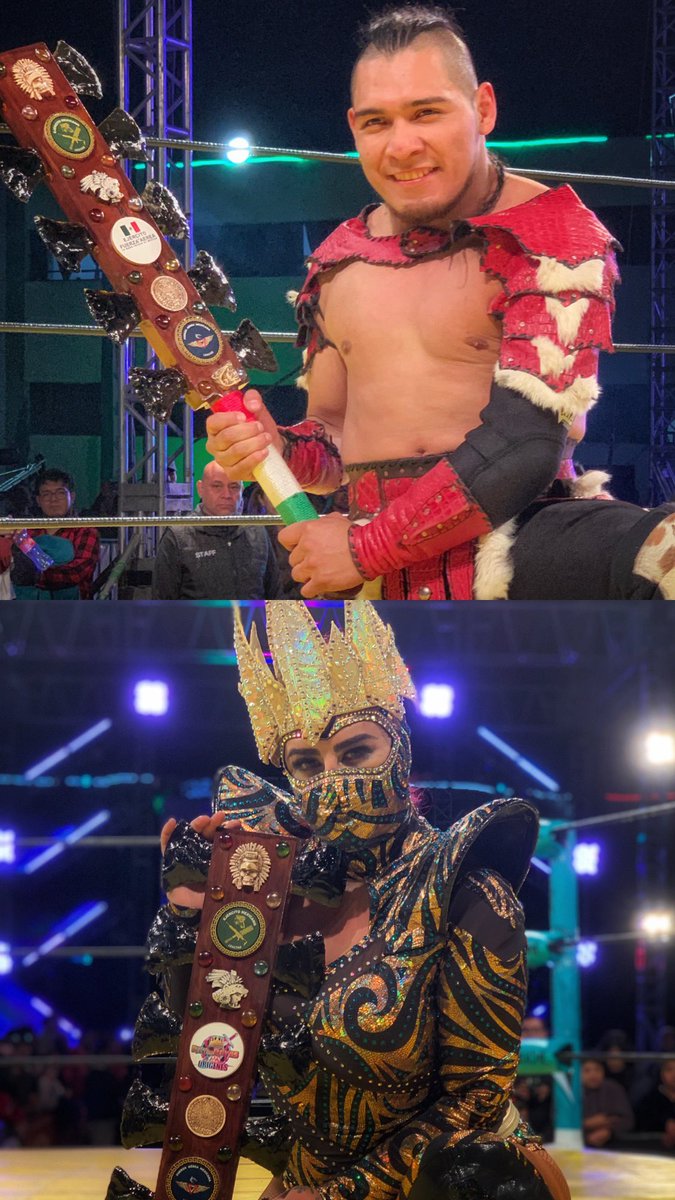 DIMENSIÓN WRESTLING (@dmnsn_wrestling) on Twitter photo Los ganadores del los TORNEOS REY de REYES y REINA de REINAS son:
VIKINGO y LADY SHANI.
👑 ⚔️ 🇲🇽
<a href="/LadyShaniAAA/">Lady Shani</a>
<a href="/vikingo_aaa/">Hijo del Vikingo</a>
<a href="/luchalibreaaa/">Lucha Libre AAA Worldwide</a>
#ReydeReyes Los ganadores del los TORNEOS REY de REYES y REINA de REINAS son:
VIKINGO y LADY SHANI.
👑 ⚔️ 🇲🇽
<a href="/LadyShaniAAA/">Lady Shani</a>
<a href="/vikingo_aaa/">Hijo del Vikingo</a>
<a href="/luchalibreaaa/">Lucha Libre AAA Worldwide</a>
#ReydeReyes