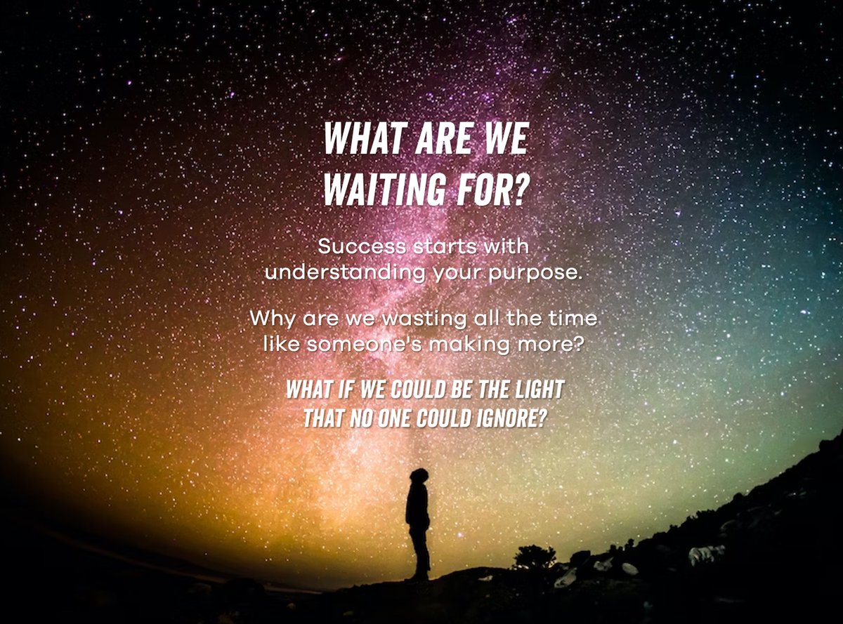 MichaelJGyovai's tweet image. #UnderstandYourPurpose
Success starts with understanding your purpose.
Why are we wasting all the time like someone's making more? What if we could be the light that no one could ignore?

#YesWeWill2024 #inspire2lead
michaeljgyovai.com
#passionandpurpose
#hope #faith #love