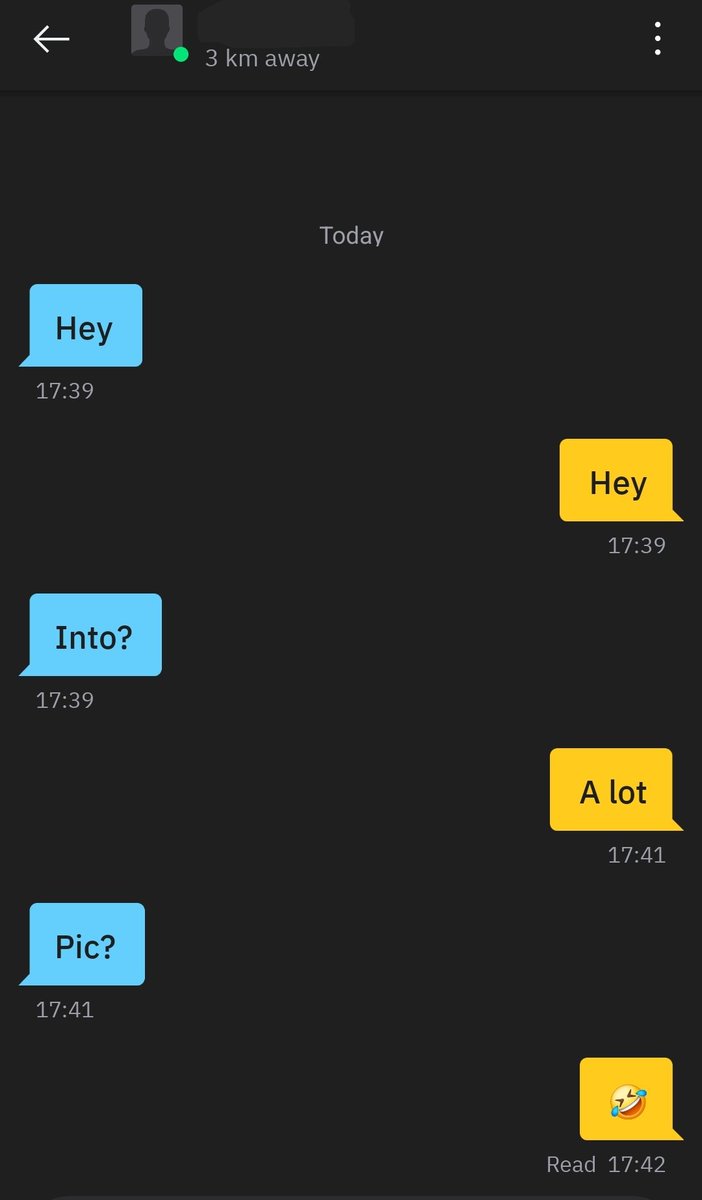 belpup's tweet photo. Me: have 5 clear pics and filled out the stats page on grindr
Him: that blank page who asks for a pic ...
#grindrfail https://t.co/h9z07L4op4