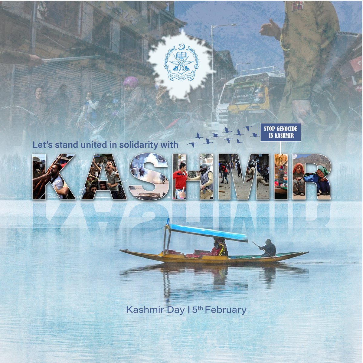 🤝✨ In solidarity with Kashmir! 🏔️ Today, let's amplify our voices for justice, peace, and the rights of the people of Kashmir. 🌍🙏 Join us in raising awareness and fostering compassion. Together, we can make a meaningful impact. 💙🕊️ #KashmirSolidarityDay #StandWithKashmir