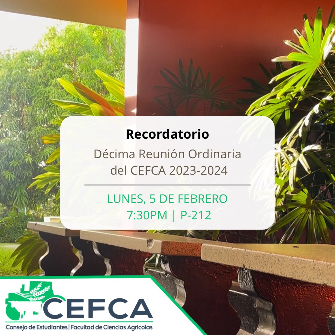 CEFCA-RUM tweet media