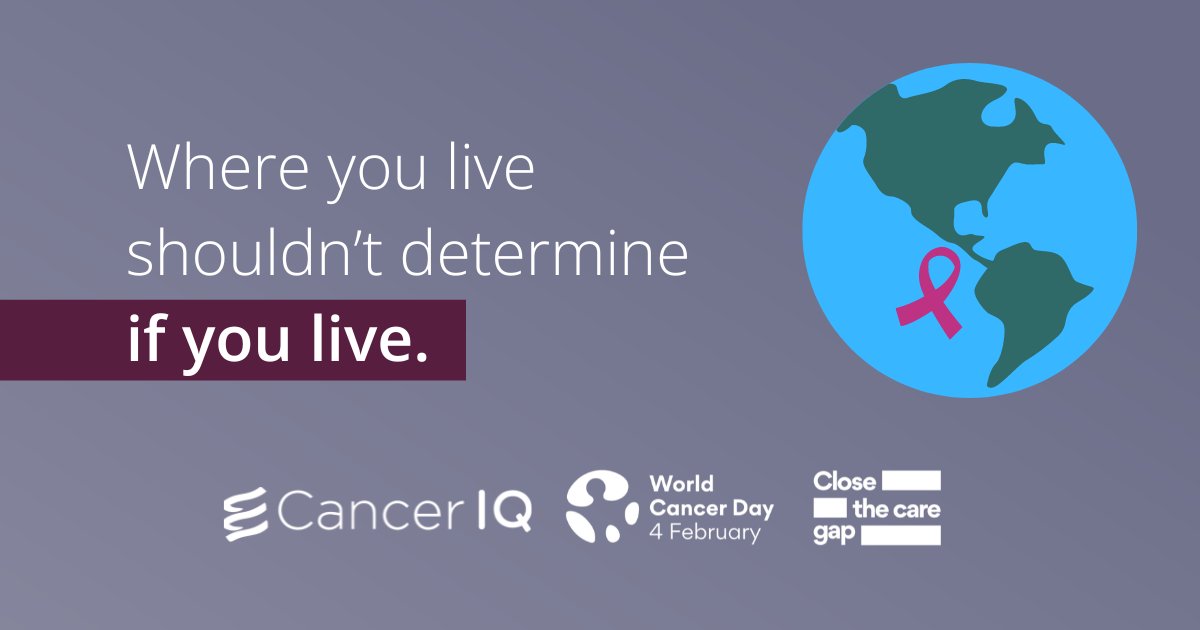 CancerIQ believes that everyone, regardless of where they live, deserves the chance to prevent, detect &amp; treat cancer effectively. Help us make our mission a reality by joining our team. bit.ly/49cNpk6

#WorldCancerDay #CloseTheCareGap #AheadOfCancer #PrecisionPrevention
