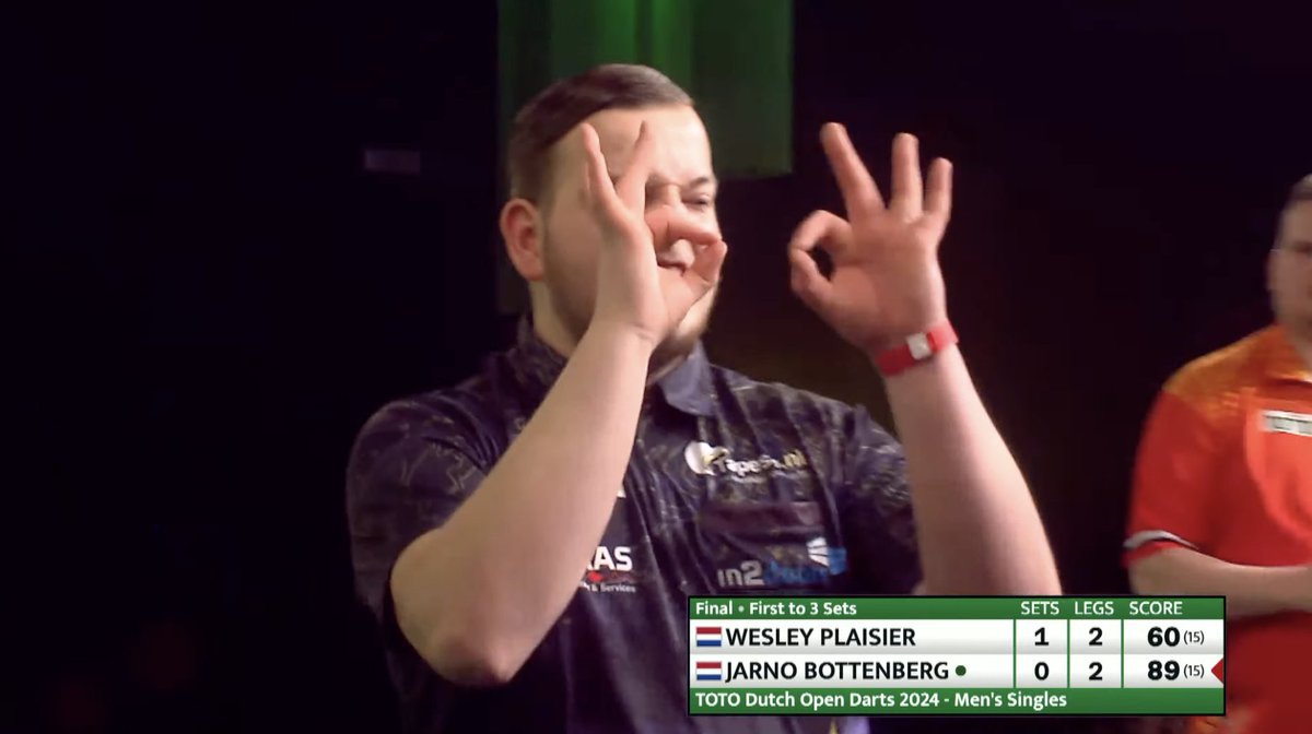 HighRollerRadio's tweet photo. We have a match.
BULLSEYE!
89 check-out for Jarno, 1-1. Clutch.
#Darts #DutchOpenDarts https://t.co/5c45DR0Szx