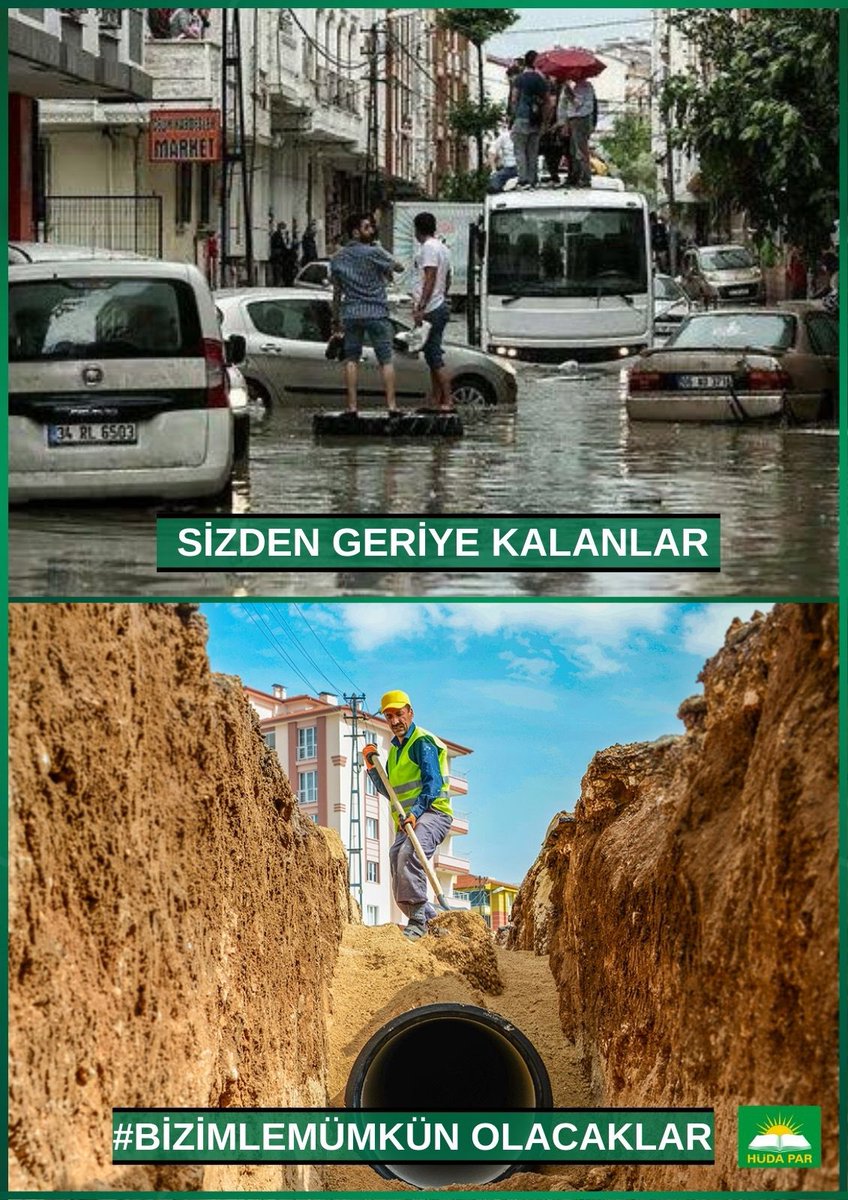 Güzel İlçemizin alt yapı sorununu sağır sultan bile duydu.

Biz konuşmayacağız, iş yapacağız.

#2Günde2Kare