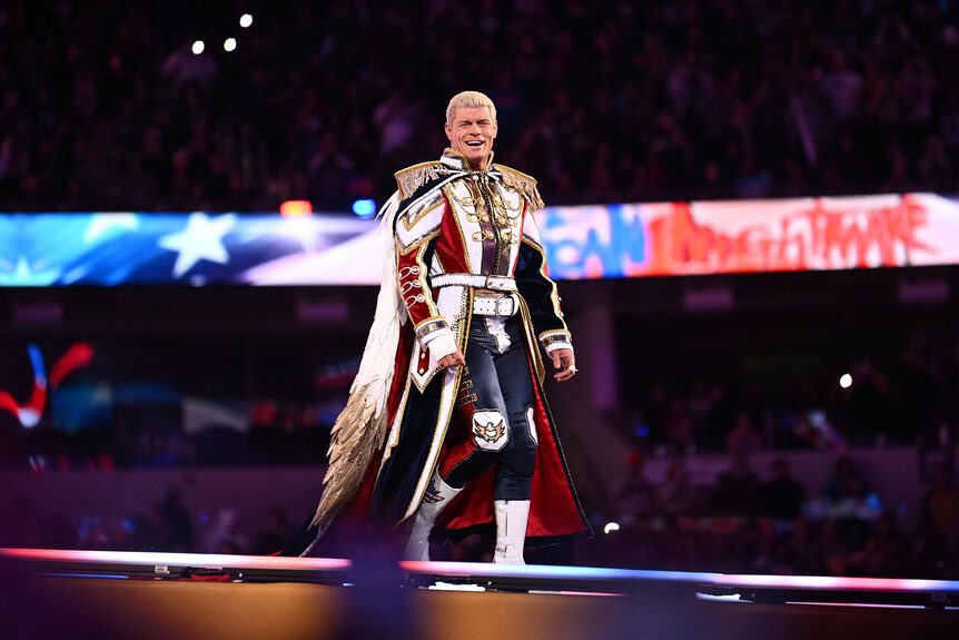paddycollects's tweet photo. @WWE @TheRock Is Cody Rhodes THE guy? #WeWantCody https://t.co/6YmaQEzRZa