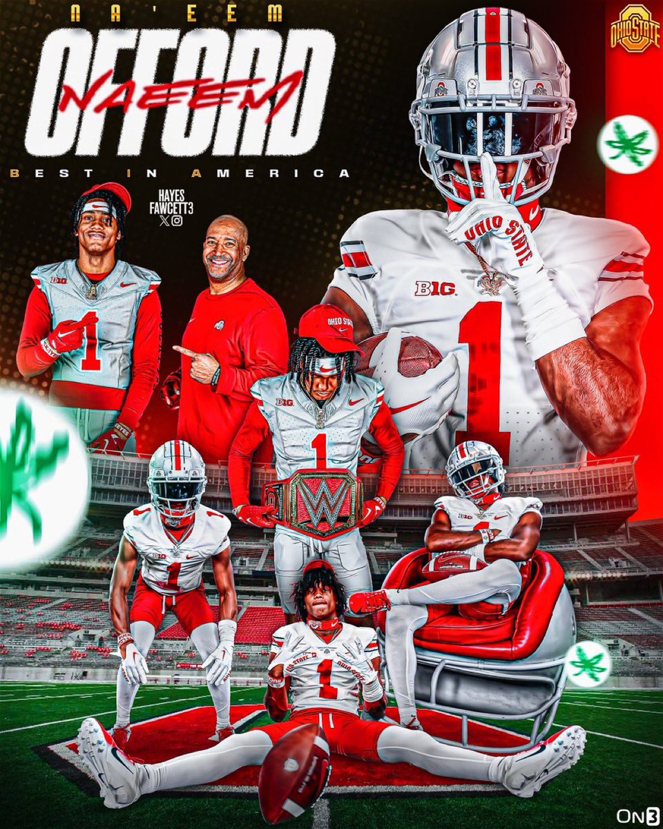 BREAKING: Ohio State Lands 5 ⭐️CB Na’eem Offord What Offord brings to this 2025 is absolutely ridiculous him and Devin Sanchez is the best duo of CBS Ohio State has had in quite sometime Give Tim Walton A lot of props he his turning in to a machine on the trail @Hayesfawcett3