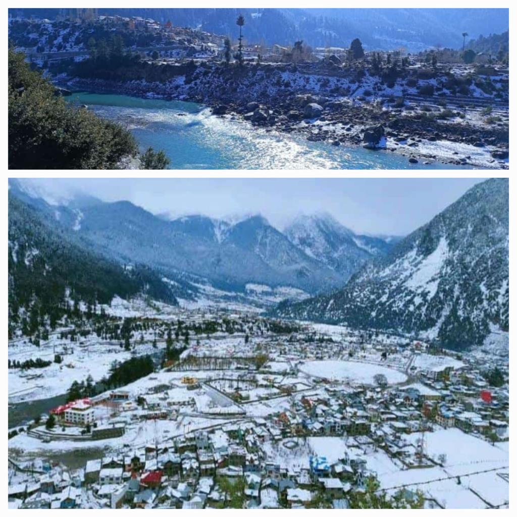 ○Paddar - Snow-covered mountain ⛰️ and beautiful Chenab River make the amazing pictursque view of nature at paddar Valley. ❤️Gulab Garh Paddar.