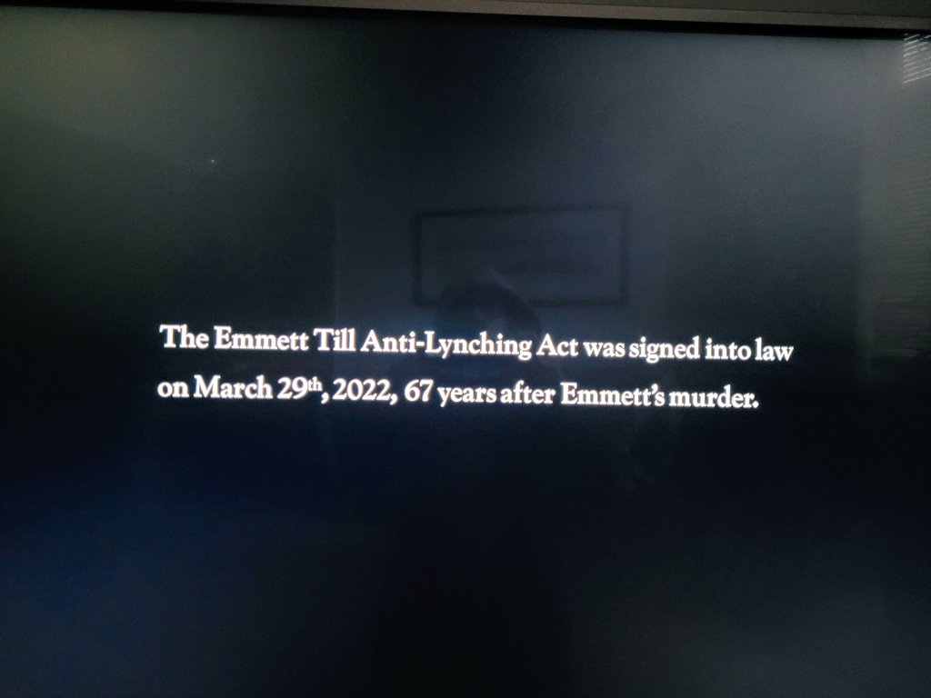 Andwhileimhere's tweet image. 67 years. 
67 years 😔
#EmmettTill #Till on Amazon Prime. Shocking.