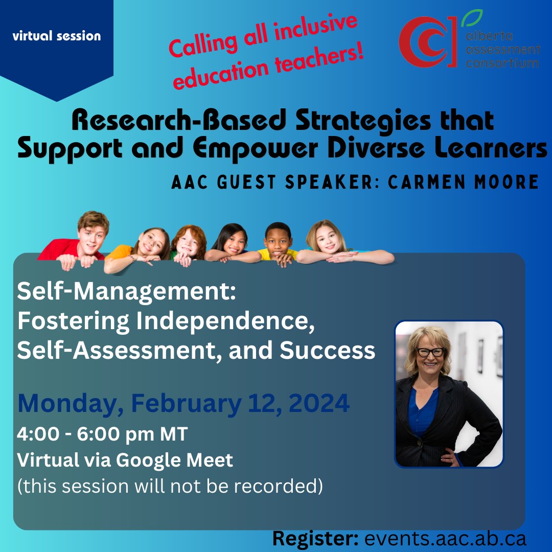 AACinfo's tweet photo. Self-management is a very important piece of a learners’ move toward greater independence, awareness of success and a key aspect of being able to monitor their own participation in knowing and meeting their goals. #inclusiveeducation #teacherpd #inclusionmatters #pdsession https://t.co/sxUf9V1jVD