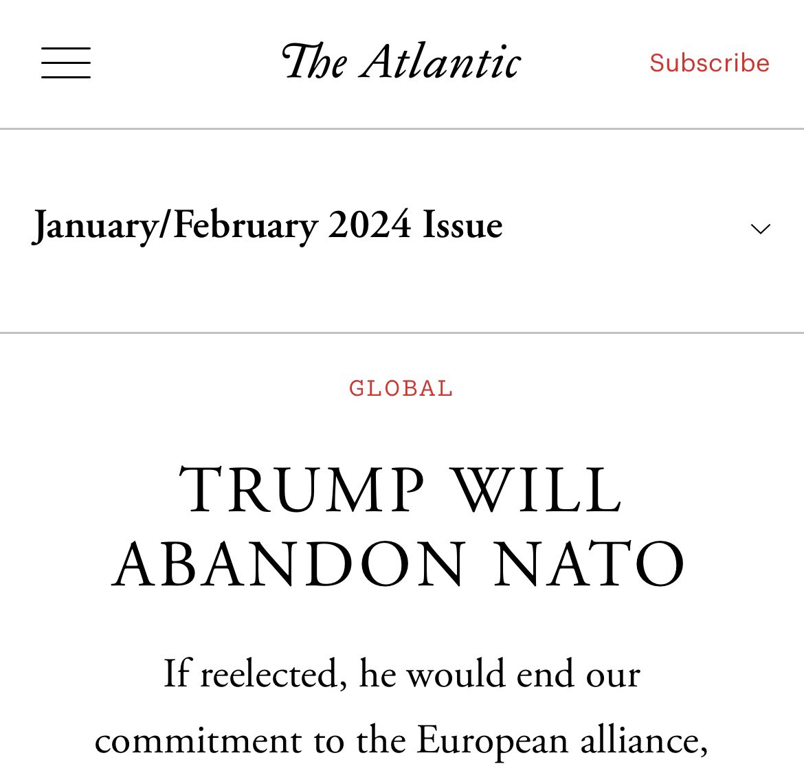 Tick, tock. @SerbsFor time is near for the US to abandon #nato and its maniacal policies.  #NoToNato