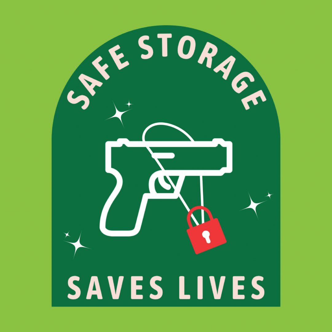 📢 Lock it up, secure it right. Protect what matters most with responsible storage. 🔐 #SafeStorageSavesLives

Call your Members of Congress (202) 224-3121 and urge them to cosponsor House Bill 660 & Senate Bill 173, Ethan’s Law, to #KeepKidsSafe.

#EndGunViolence