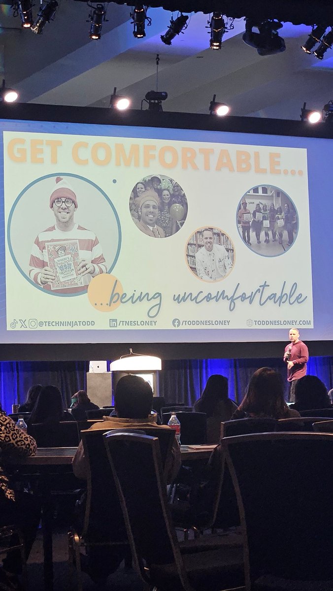 "All of us are responsible for the culture on our campus. YOU can begin the change." Loved reminiscing through these photos and memories. <a href="/TechNinjaTodd/">Todd Nesloney</a> #tcea #TCEA24
