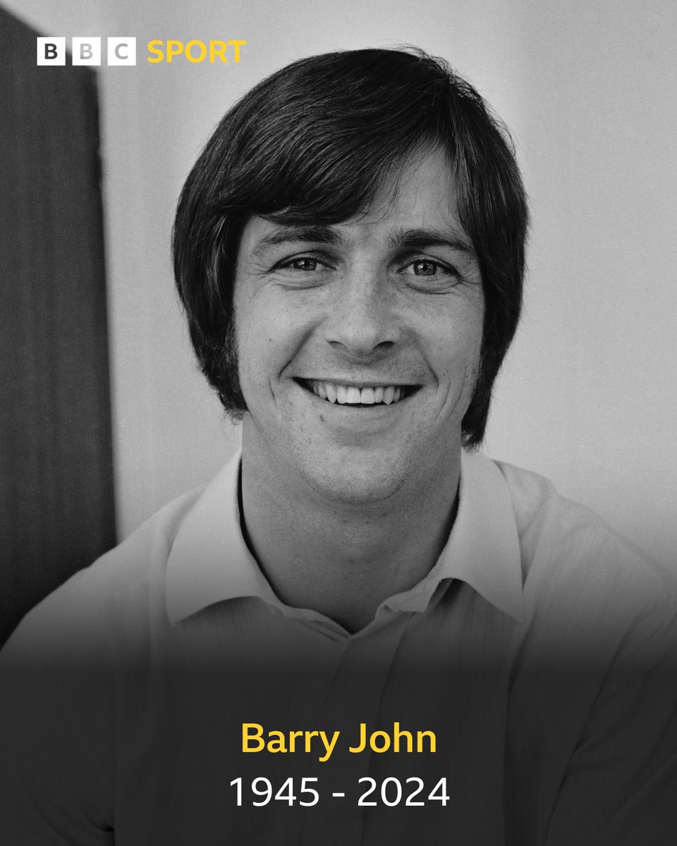 Barry John, the rugby genius people simply called 'The King', has died aged 79.