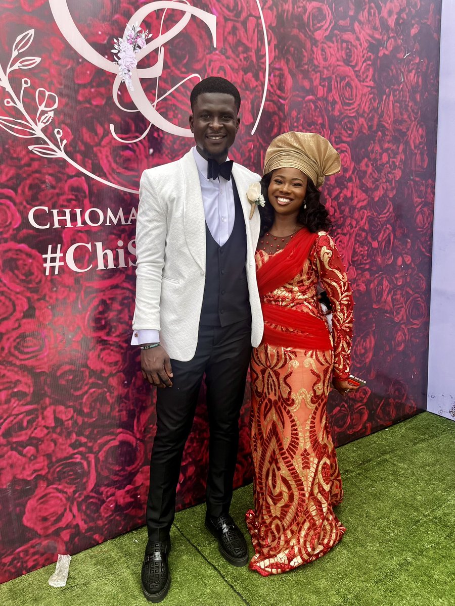 First Owanbe with the love of my life <a href="/mercysticks/">Mercy Ebulu</a> ❤️