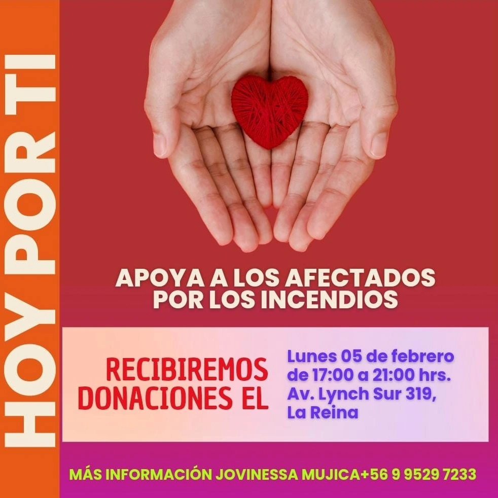_marcela_mena's tweet photo. En La Reina puedes apoyar a quienes hoy han perdido todo en los #Incendios 

#IncendiosForestales #apoya
#aporta #Unidad https://t.co/qbxTYN3O0H