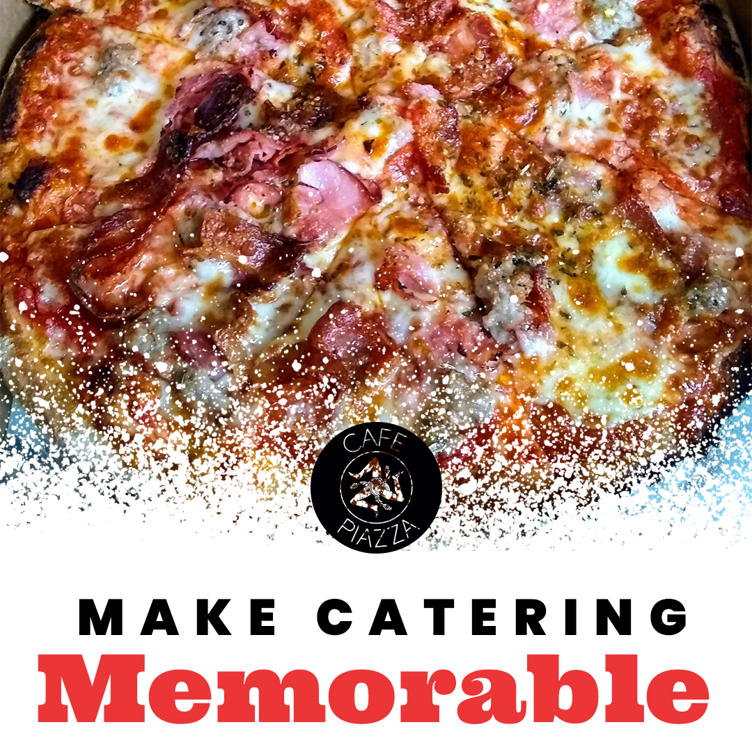 Planning an event? Let us cater to your every culinary need! Our catering services promise flavors that impress, leaving your guests raving. Reach out to us and let's make your event unforgettable! #CafePiazzaCatering #EventEats