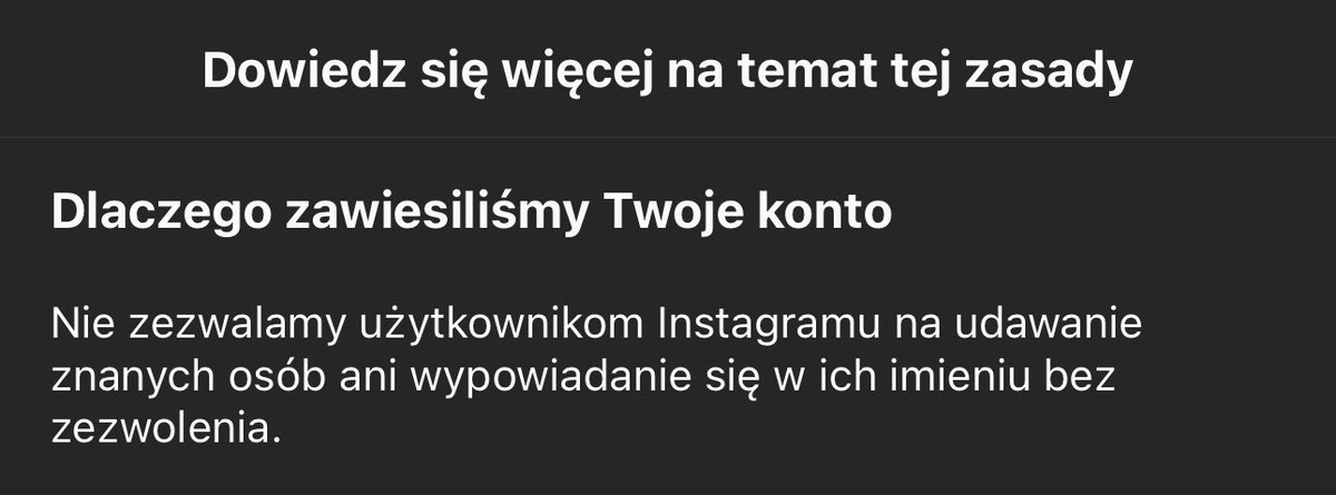 Dominik42952085's tweet photo. jestem na skraju od wybuchnięcia płaczem, wylaczyli mi konto na ig bo sie podszywam POD SIEBIE?!?

BŁAGAM dajcie znać jak mieliscie podobna sytuacje, jakiś kontakt do ig cokolwiek https://t.co/nf36S6eyHS