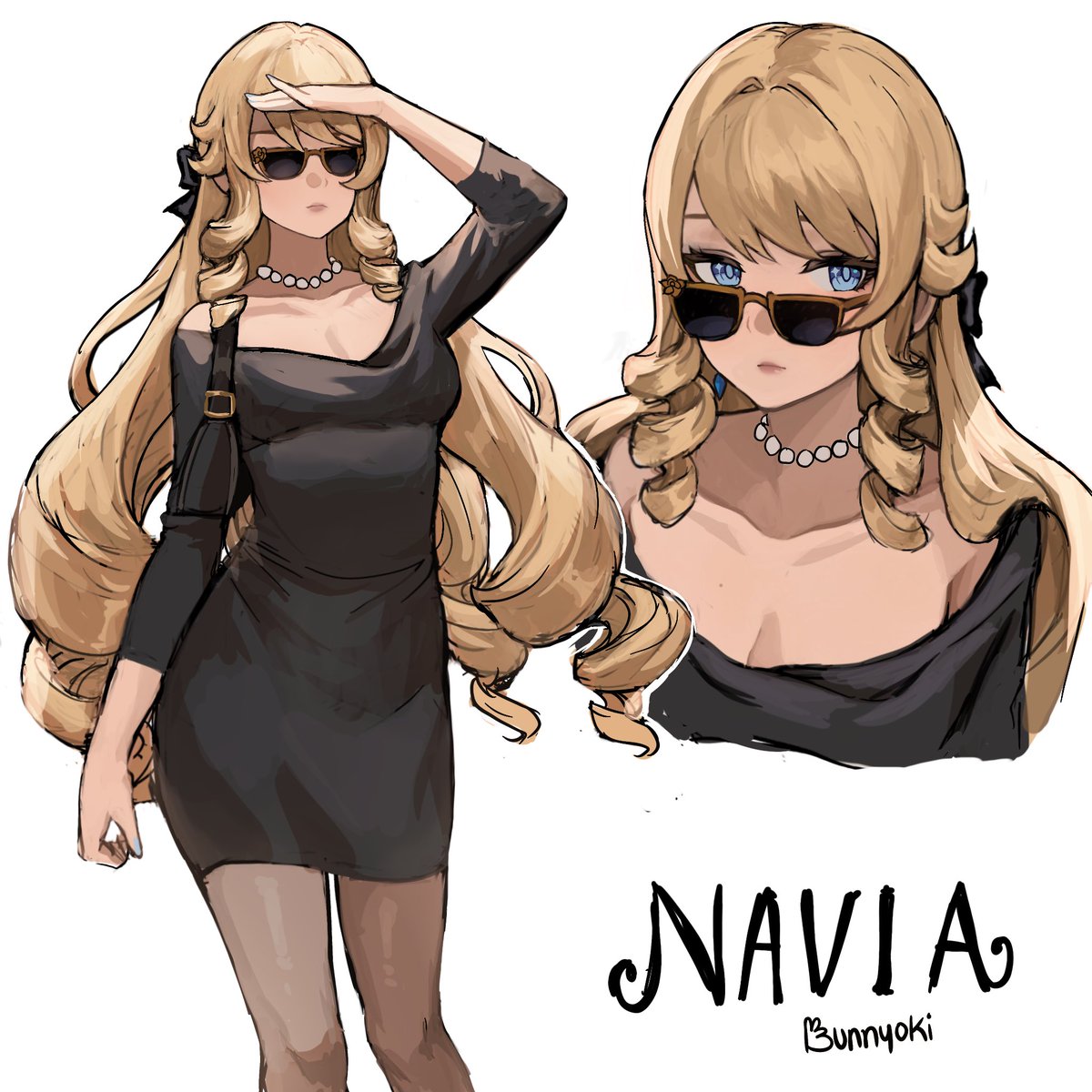 the boss is busy with errands 🕶️ #Navia #GenshinImpact