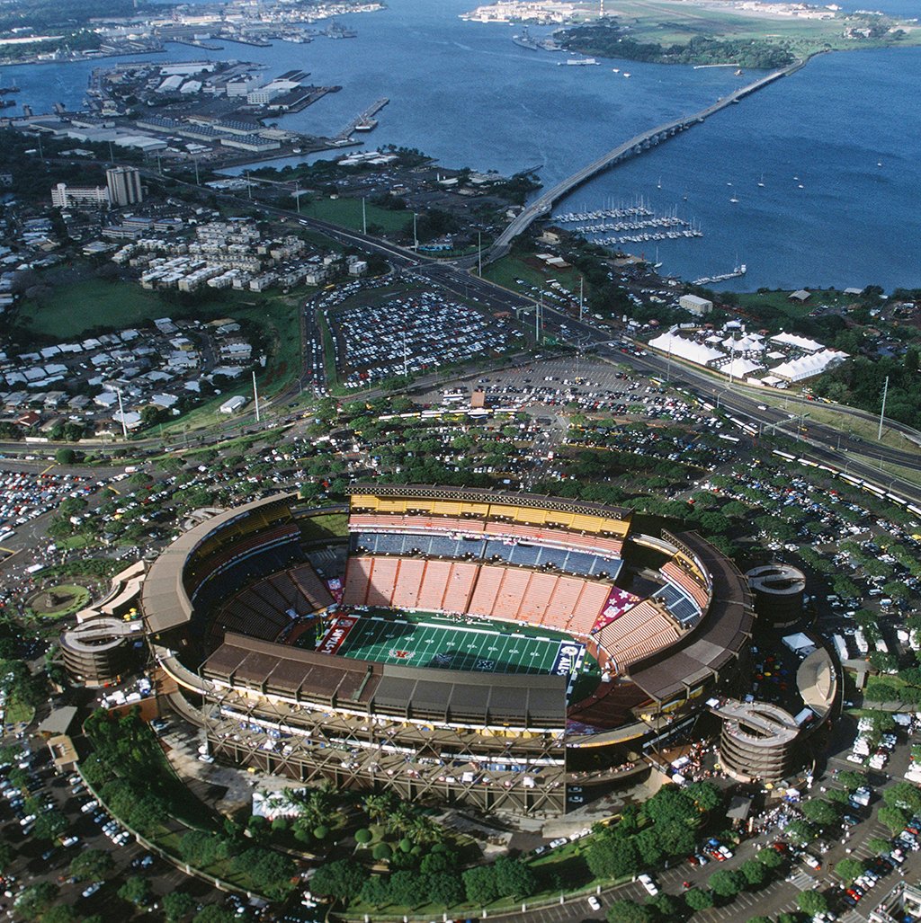 Aloha Stadium, the home of the Pro Bowl from 1980-2016.