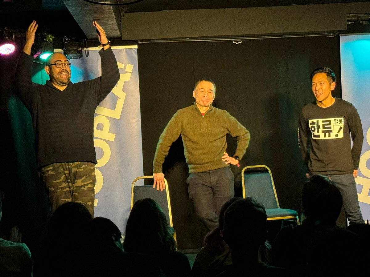 🤩 Wow! Standing room only at the <a href="/hooplaimpro/">Hoopla Impro</a> Pre-Party. Hats off to <a href="/BlueberryImprov/">Blueberry</a> and all the new house teams that made the night electric. 

🐲 Missed us? Come to our Lunar New Year show on 8th Feb! With stand up guests <a href="/YurikoComedy/">Yuriko Kotani</a> and <a href="/YNCHU19/">Yingnan Chu</a>. Ticket link in bio.