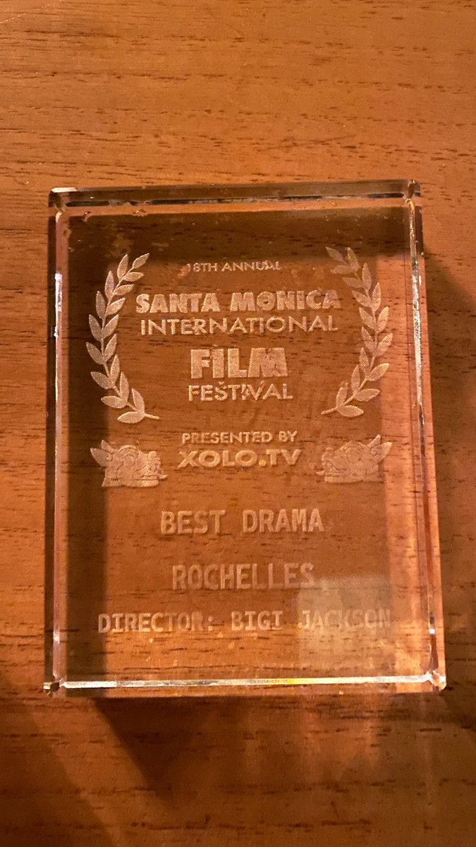 kerrileeromeo's tweet photo. Rochelles awarded Best Drama, thank you @smfilmfestival https://t.co/MCoXFc5IPo
