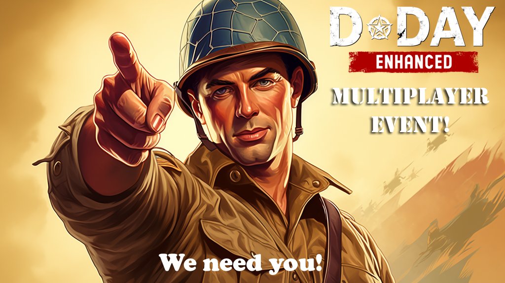 The gamecats are playing D-Day Enhanced for their Sunday  mp event. Come join the chaos in just over an hour at 2pm EST!  For local times, check out our Discord event. discord.com/channels/55329… #PSVR2 #PS5