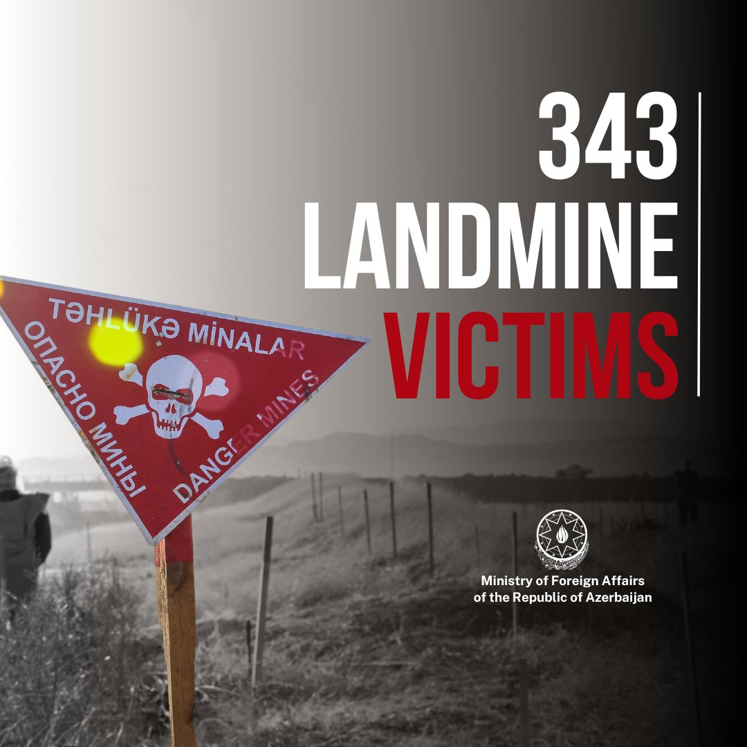 JafarHuseynzade's tweet photo. 📢 #Landmine terror of #Armenia against Azerbaijan continues.
Today, another civilian was severely injured
as a result of landmine explosion planted by #Armenia.
Armenia deliberately planted landmines to hit Azerbaijani civilians.
#StopMineTerror #ANAMA #MineAction #MineAwareness #Landmine #MineVictim #Azerbaijan #Karabakh #LandmineDetection #Demining