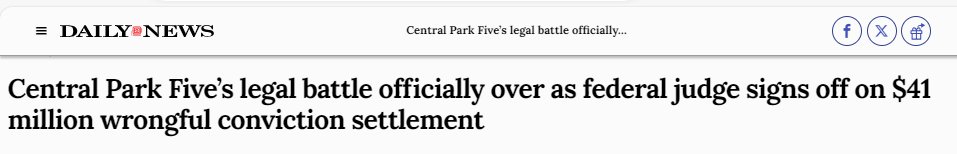 The story of the #ExoneratedFive should remind <a href="/NYDailyNews/">New York Daily News</a> (and everyone) of what can happen when police rush to make arrests in a high-profile case, and why due process matters.