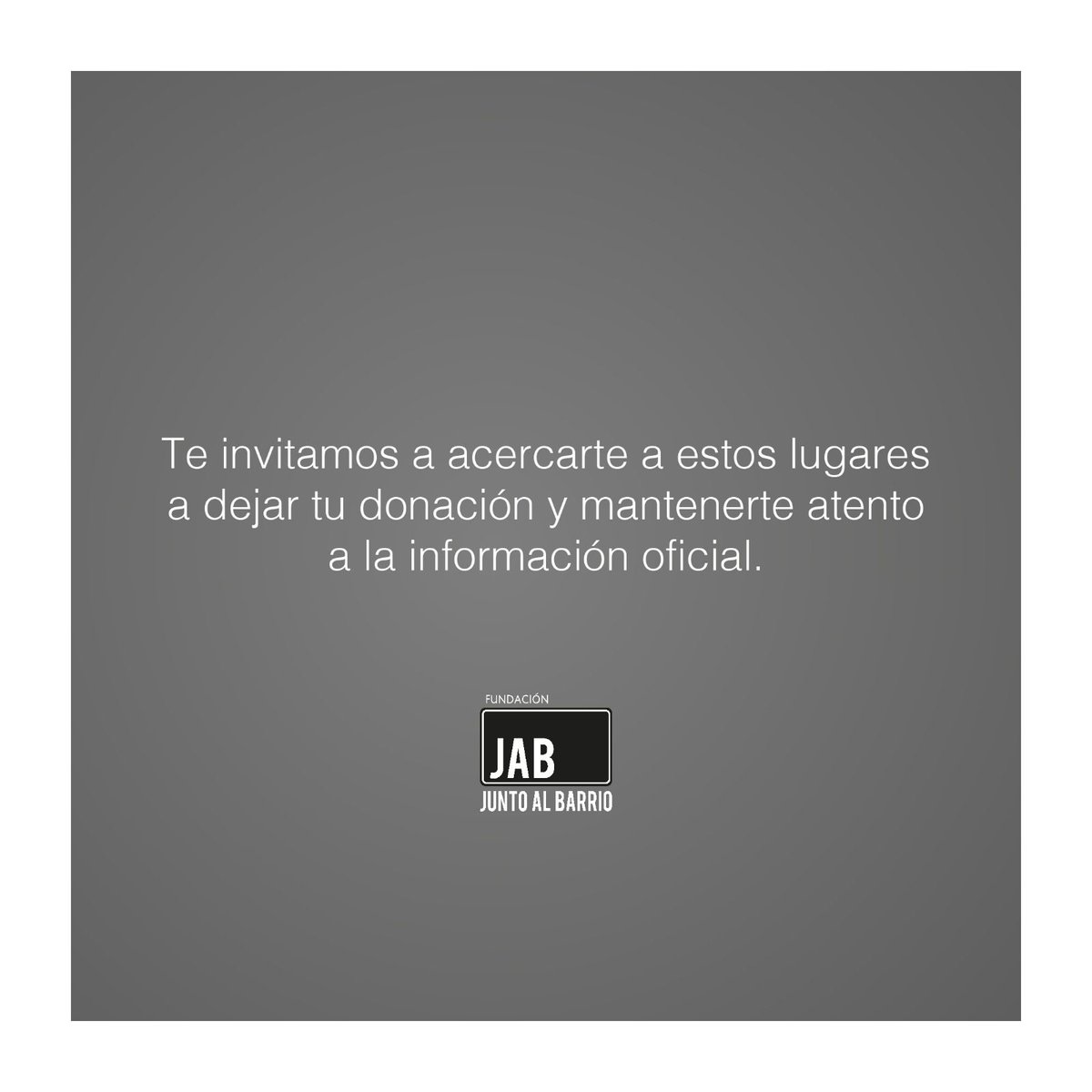 Fundación Junto al Barrio tweet media