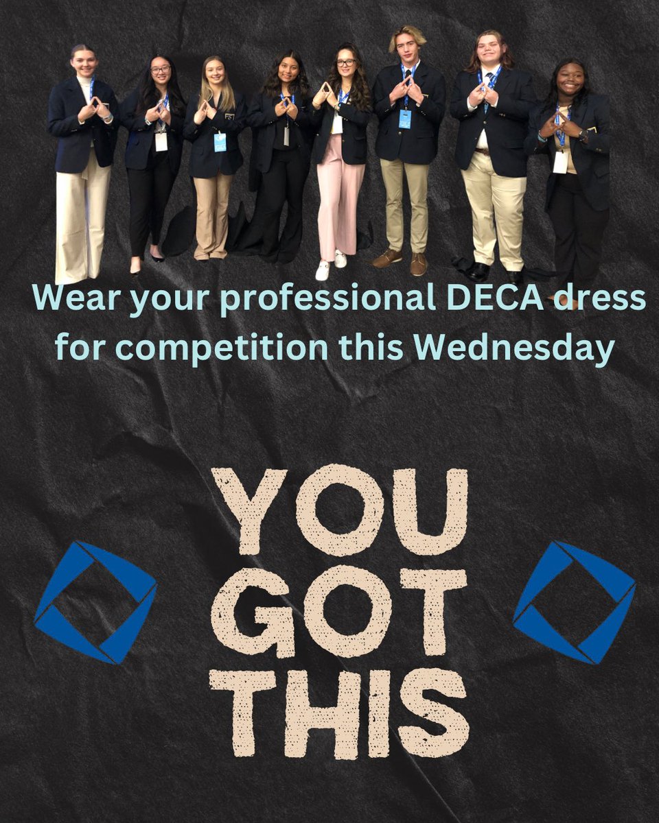 Are you competing at districts this year? Make sure you have your dress clothes ready. District Competition is just 3 days away!