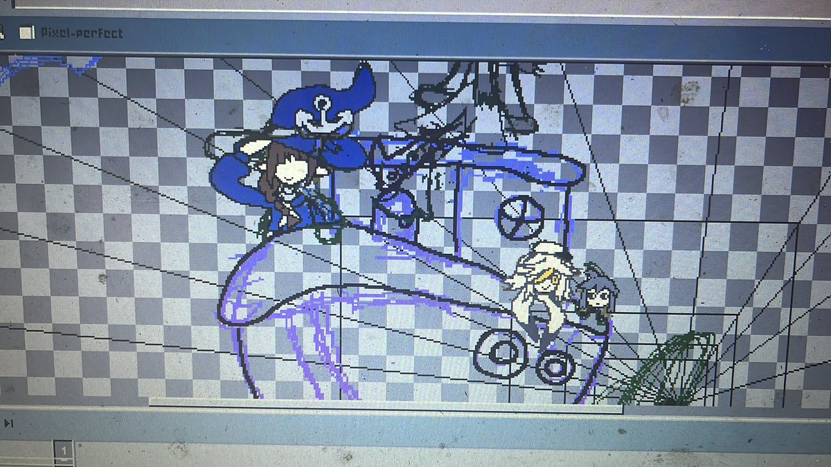 sudamericat's tweet photo. I made some advances. Perspective is hard #Funamusea #funamuseart #wadanohara #memoca #fukami #dolphi #watgbs #mogeko #okegom #deepseaprisoner #大海原と大海原 #海底囚人 #indiegame #rpgmaker #aseprite https://t.co/hDGVtTKqou
