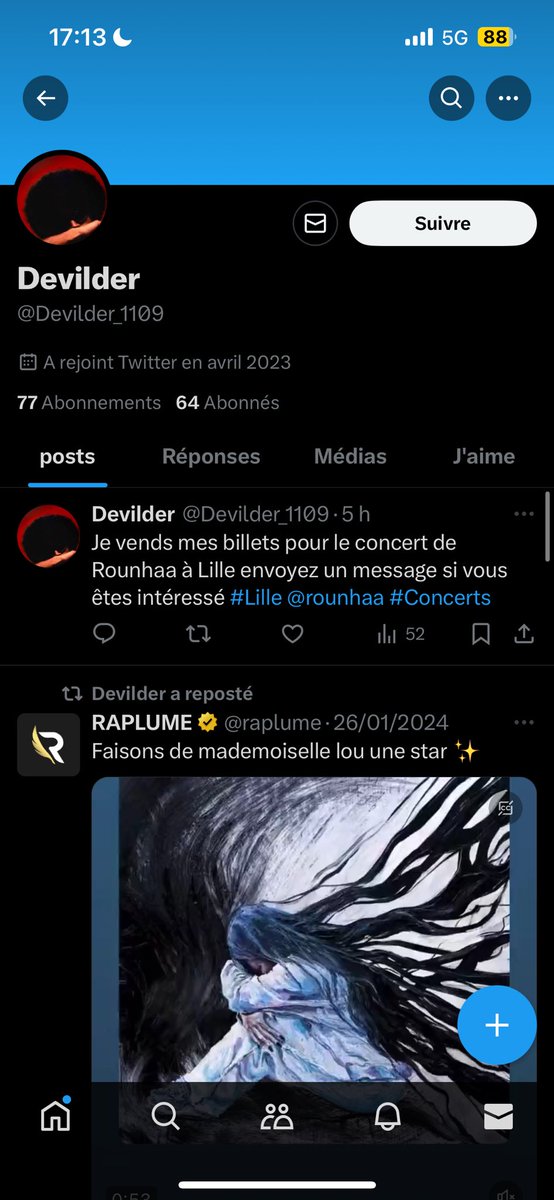 RoiDesRitons's tweet photo. ⚠️ARNAQUE / SCAMMEUR⚠️

Faites sauter le compte de ce chien qui arnaque en faisant croire qu’il vend des places pour le concert de ROUNHAA à LILLE !!

RT A MAX SVP
⚠️⚠️⚠️⚠️⚠️

@Devilder_1109 https://t.co/hrgdQDWulR