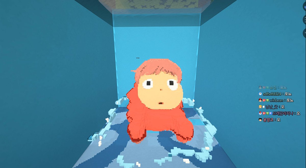 오늘 눕프핵 포뇨 눕 만들었어요
8시간 동안 하면서 너무 재밌었습니다.

고래밥에서 이렇게까지 할 수 있게 됐어요!!!!!