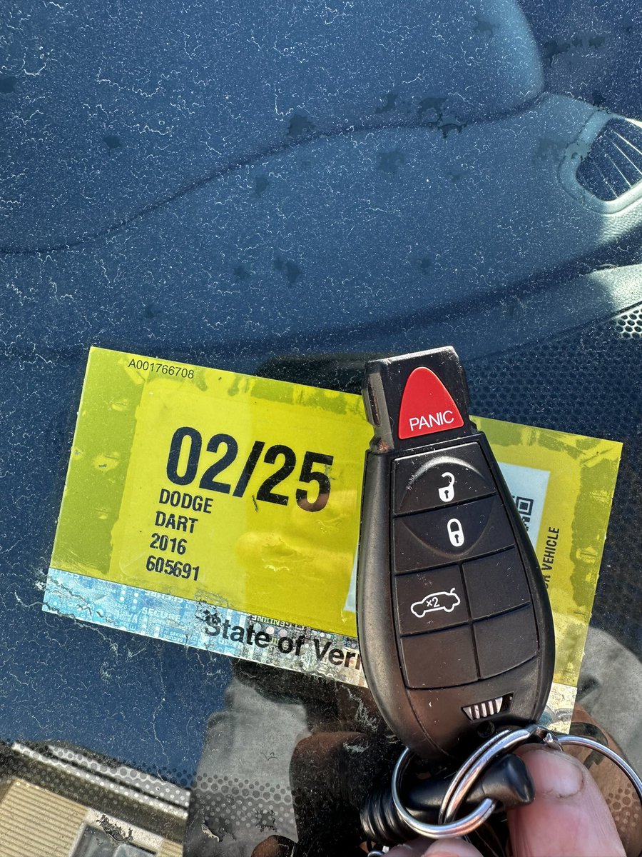 chillininvt's tweet image. Selling a 2016 Dodge Dart SXT 111,500 miles, Vermont Inspection was done 2/2/2024 all systems are solid. Asking $7500 probably not going to budge on that price because it’s about $2k-3k less than getting one from a dealership. No accidents title in hand. Carfax history is clean…