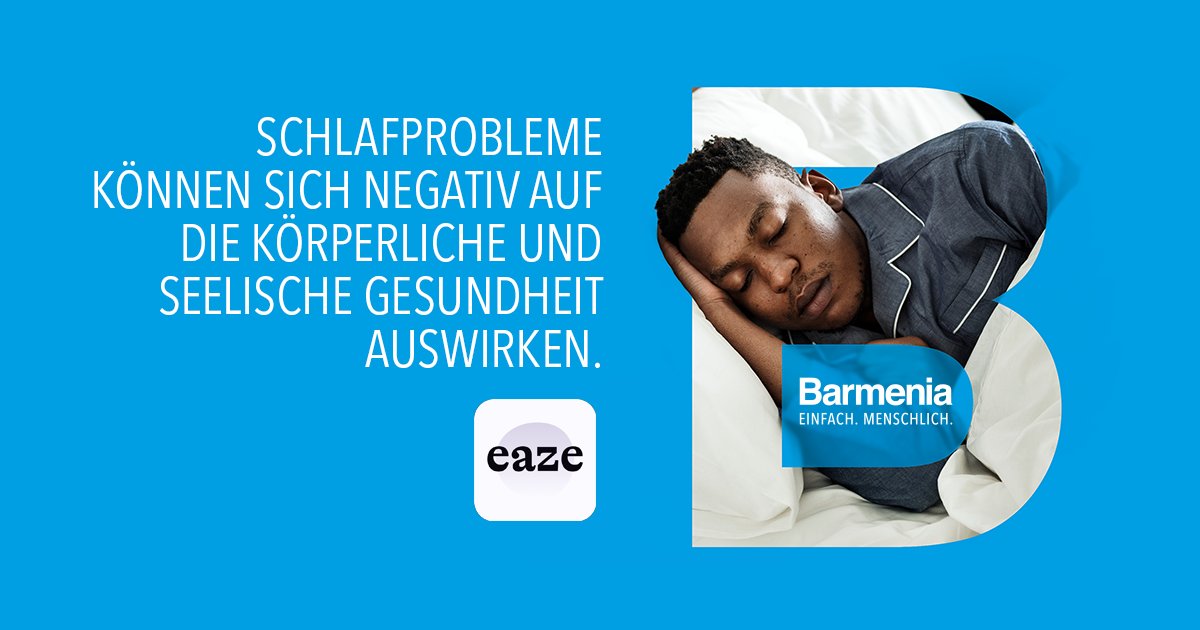 bgrg_de's tweet photo. Ein- bzw. Durchschlafstörungen begleiten uns immer mal.➡️ Mit #eaze können Sie unterschiedliche Techniken zur 𝗘𝗻𝘁𝘀𝗽𝗮𝗻𝗻𝘂𝗻𝗴, 𝗦𝗲𝗹𝗯𝘀𝘁𝗿𝗲𝗳𝗹𝗲𝗸𝘁𝗶𝗼𝗻 𝘂𝗻𝗱 𝘇𝘂𝗺 𝗨𝗺𝗴𝗮𝗻𝗴 𝗺𝗶𝘁 𝗚𝗲𝗱𝗮𝗻𝗸𝗲𝗻𝘀𝗽𝗶𝗿𝗮𝗹𝗲𝗻 erlernen.
↗️ https://t.co/qWD9RPp72a #bgrgde https://t.co/8v6N6rjXBw