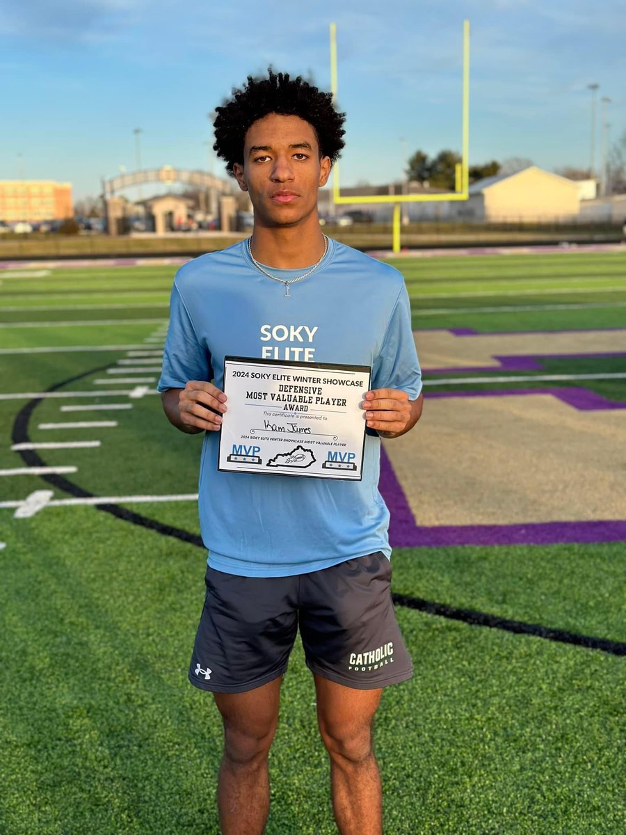 Cam James (@camjames2026) on Twitter photo Had a good time at <a href="/SOKYElite/">Southern Kentucky Elite</a> glad I got to showcase myself and learned a lot from new coaches. I won Defensive MVP and got 4.59 40 laser time. <a href="/JasonMorris02/">Jason Morris</a> Had a good time at <a href="/SOKYElite/">Southern Kentucky Elite</a> glad I got to showcase myself and learned a lot from new coaches. I won Defensive MVP and got 4.59 40 laser time. <a href="/JasonMorris02/">Jason Morris</a>