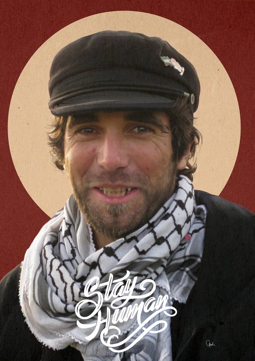Restiamo umani! Stay human!
  
Vittorio Arrigoni, 04.02.1975.  

#vittorioarrigoni 
#restiamoumani 
#stayhuman