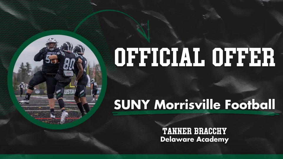 Tlbracchy's tweet image. After an awesome visit at @MvilleMustangFB I would like to announce that i’ve been offered to continue my football career at Morrisville! I would like to thank my family and friends for the nonstop support and the coaching staff for this opportunity! @CoachRabyJr #TheVille